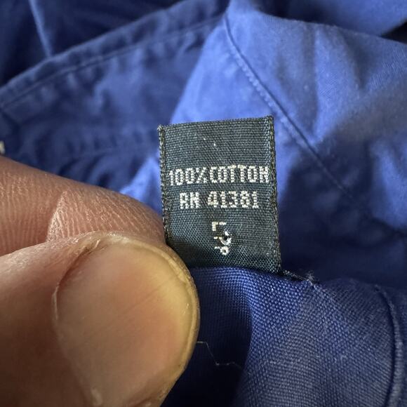 Vintage Y2K Ralph Lauren Button Down Shirt XXL Classic Fit Smart Casual Academia - Picture 14 of 14